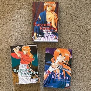 Rurouni Kenshin English Manga Set (Vol 4–6)